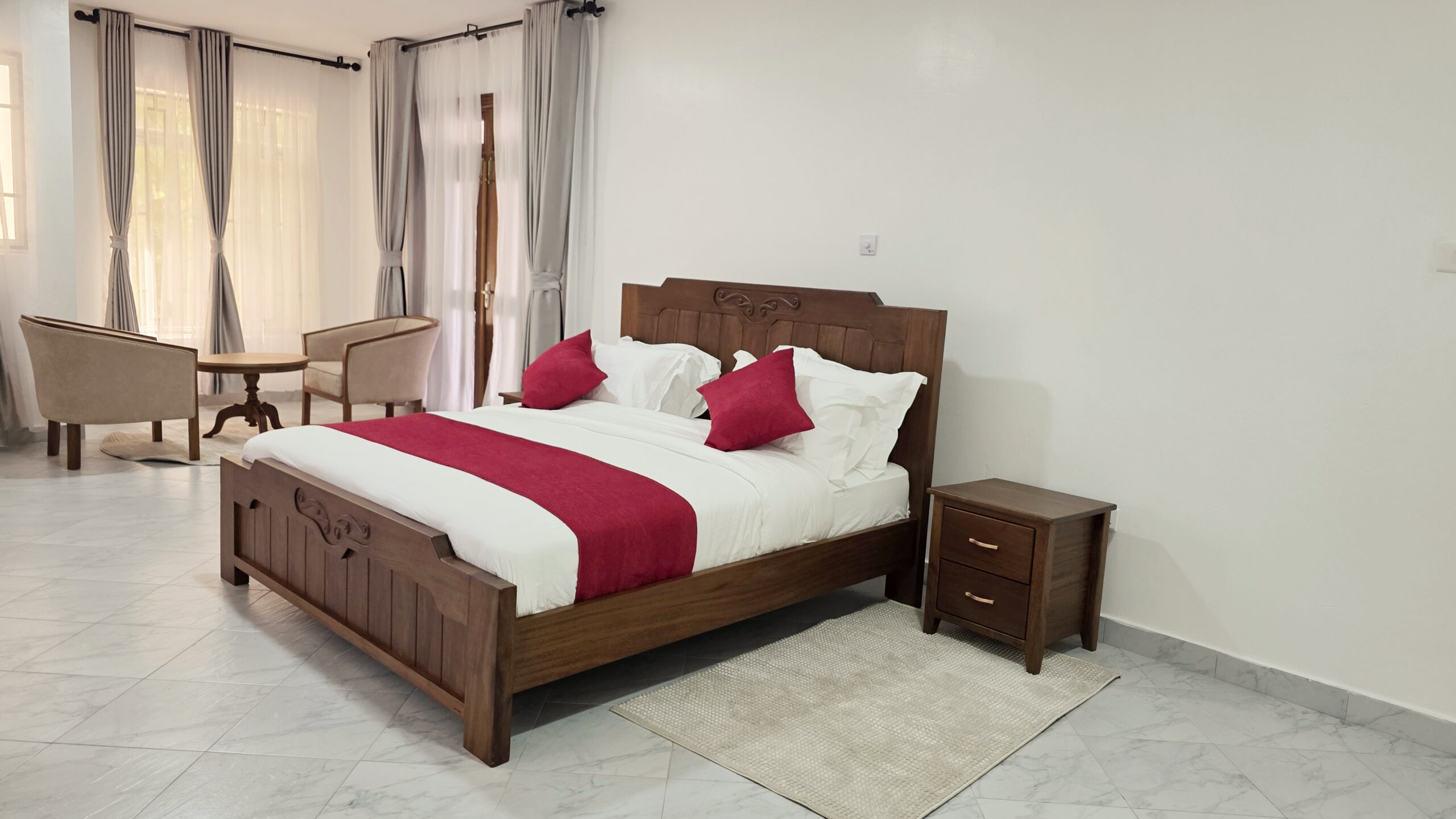 Master Suite Bedroom at SaltSunRetreat Villa Diani Beach